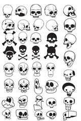 set of skull collection
