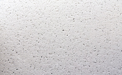 Styrofoam of white background texture.