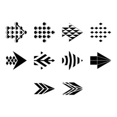 arrow icon set
