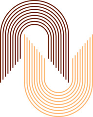 Minimalist Bohemian Element Vector