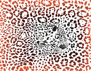 Jaguar cartoon seamless background
- 541683320