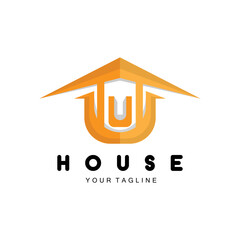 Home Design Logo, Building Logo, Property And Construction Company Icon