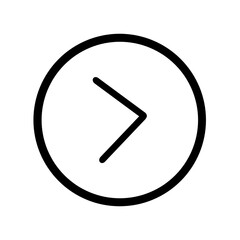 Right angle arrow circle icon 