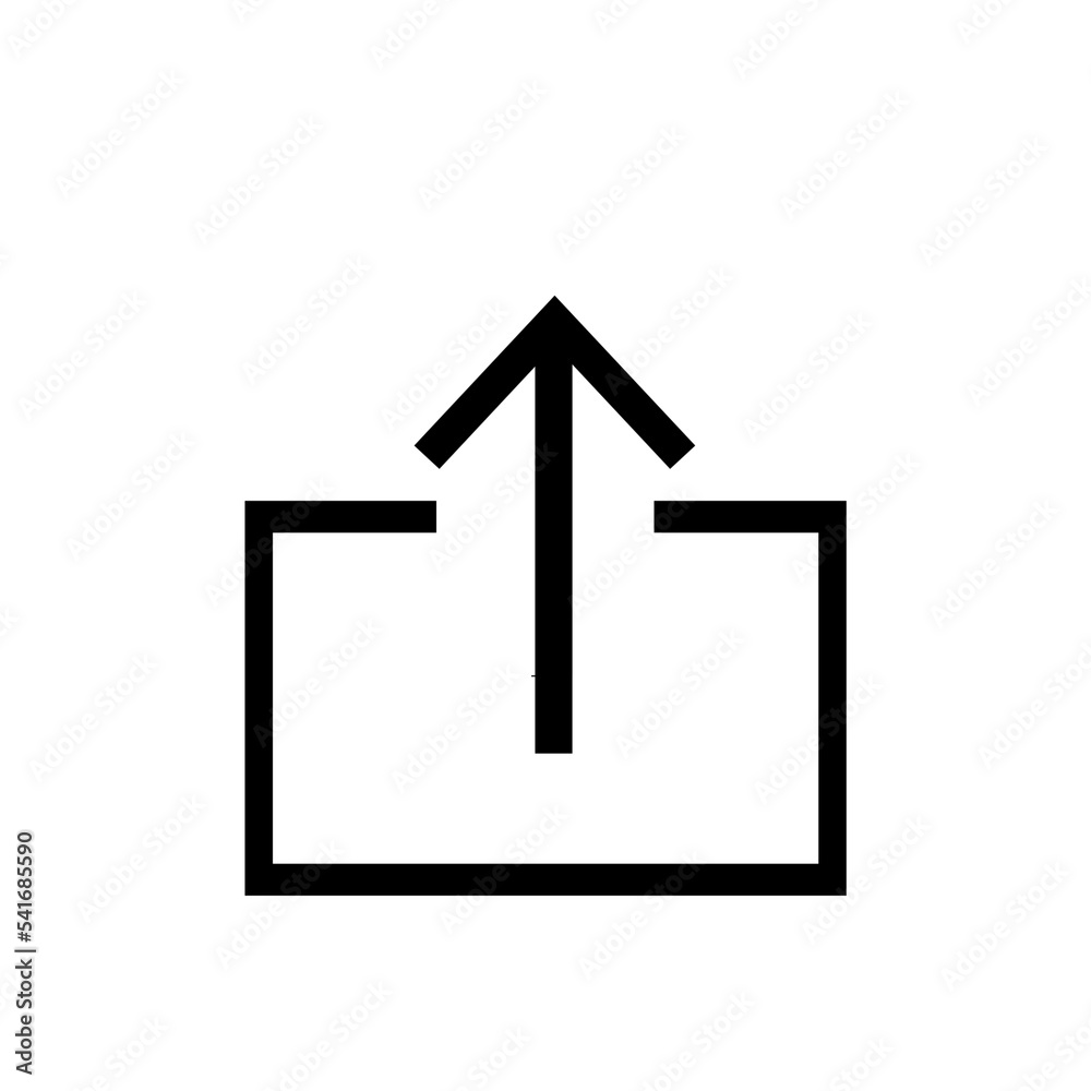 Poster upload arrow icon