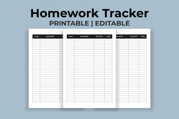 Homework Tracker