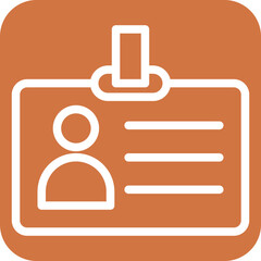 Id Card Icon Style