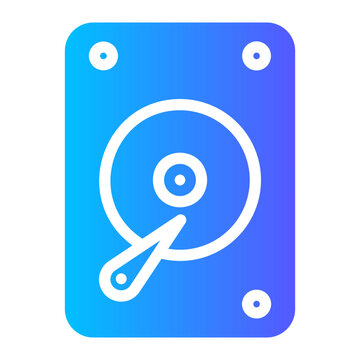hard drive gradient icon