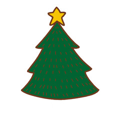 Christmas woodland animal head 