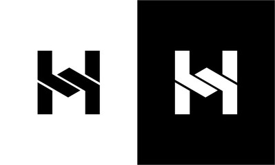 letter h logo design