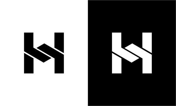 letter h logo design