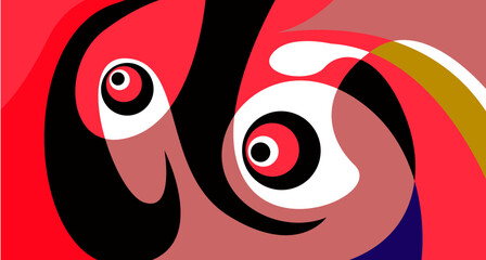 Vector colorful fluid and liquid abstract background for banner