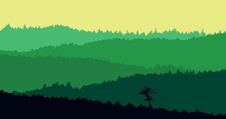 green gradient meadow expanse background