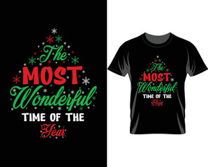 Christmas quotes t shirt design vector