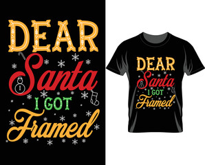 Christmas quotes t shirt design vector