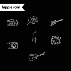 Art symbol. Hippie icon.