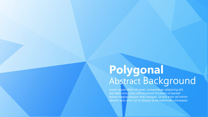 Polygon Abstract Backgrounds. Colorful banner.