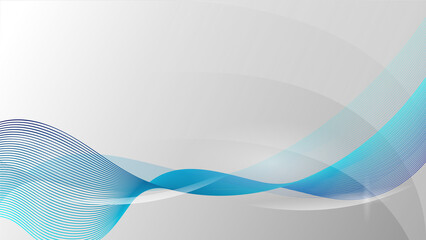 Abstract wavy stripes on a white background isolated.