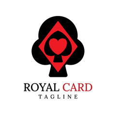Poker Playing Card Logo Template