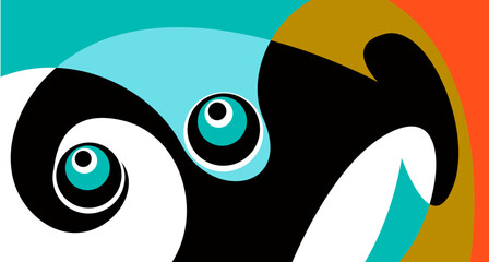 Vector colorful fluid and liquid abstract background for banner