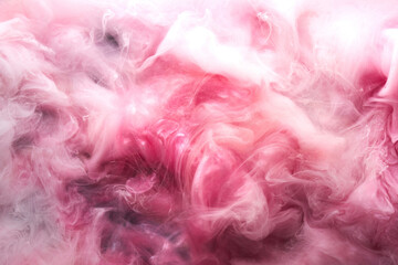 Pink abstract background, luxury smoke, acrylic paint underwater explosion, cosmic swirling ink