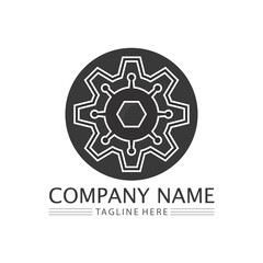 Gear Logo Template vector icon