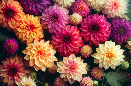 Dahlia wallpaper on sale