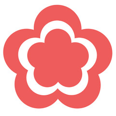 Chinese Oriental Flower Symbol