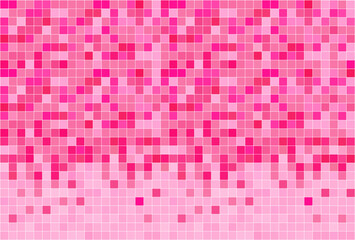Abstract geometric pixel mosaic background.