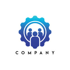 Team Work Logo, Global Community Logo