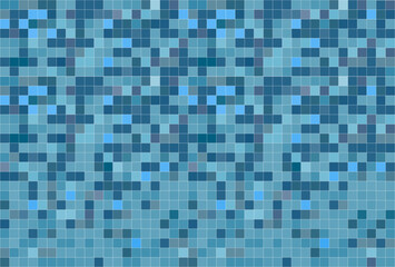 Abstract geometric pixel mosaic background.