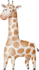 Obraz premium Giraffe character illustration