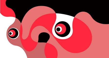 Vector colorful fluid and liquid abstract background for banner