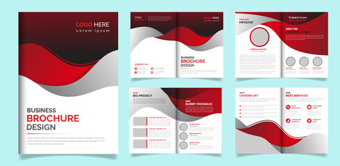 Professional and Creative Corporate Business Brochure Minimalist Design Print Template