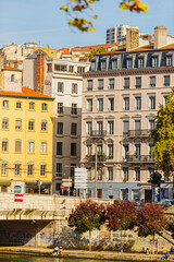 Paysage urbain de la ville de Lyon