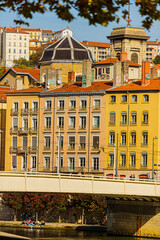 Obraz premium Paysage urbain de la ville de Lyon