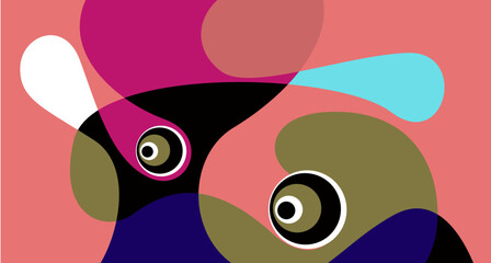 Vector colorful fluid and liquid abstract background for banner