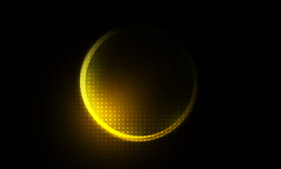 circle light effect background. Swirl glow magic line trail. Light effect motion