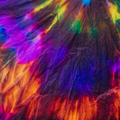 Traditional Tie Dye Pattern. Tye Batik Modern