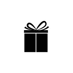 Gift box icon vector logo design template