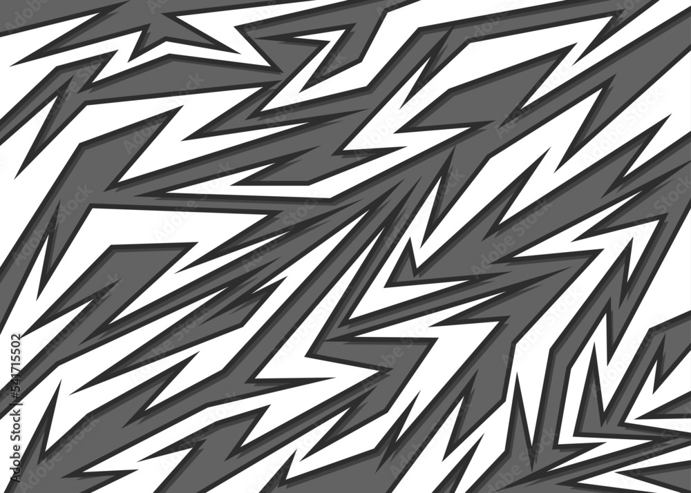 Aufkleber abstract background with various geometric sharp and arrow pattern. seamless sharp and arrow pattern