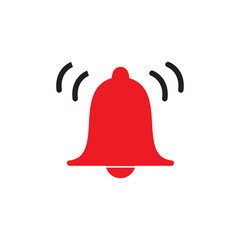 Bell icon vector logo design template