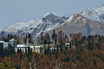Beautiful autumn mountain landscape