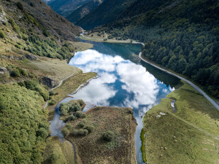 Photographie aérienne Lac d'Estaing Pyrénées 