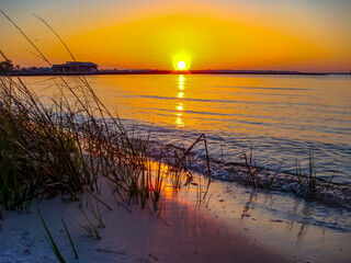 Beach Sunset, Intracoastal Waterway, Orange Beach, Alabama