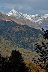 Beautiful autumn mountain landscape