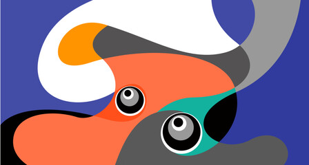 Vector colorful fluid and liquid abstract background for banner