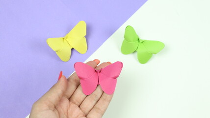 Beautiful Butterflies - Origami Paper Butterfly