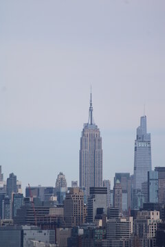 Empire state building New York City view © David