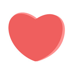Red Heart Shape