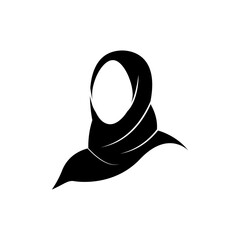 hijab icon illustration vector